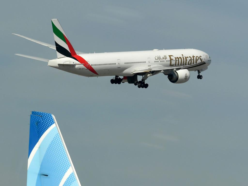 The United Arab Emirates has suspended flights from India as the virus crisis worsens. Picture: Karim Sahib/AFP