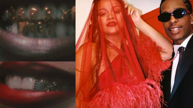 Only Rihanna could make a proposal that involved this many teeth seem chic.