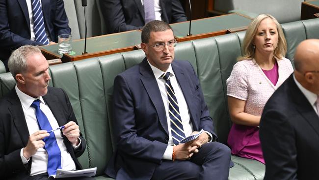 Sydney Liberal MP Julian Leeser said Peter Dutton would support a referendum on deportations for race hate. Picture: NewsWire / Martin Ollman