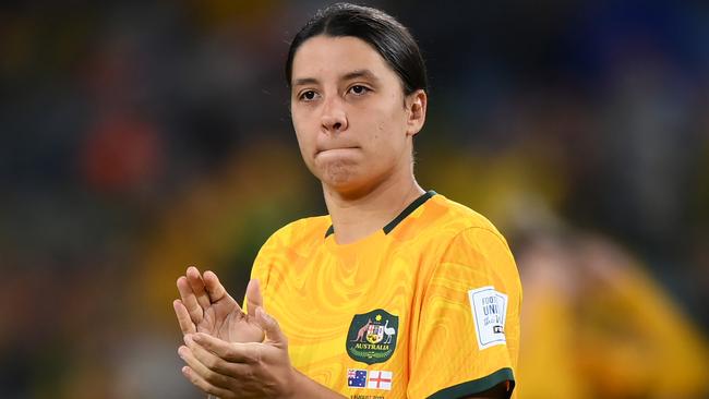 Matildas captain Sam Kerr. Picture: Justin Setterfield/Getty Images