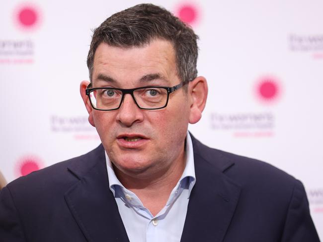 MELBOURNE, AUSTRALIA- NewsWire Photos OCTOBER 13 2022, The Premier, Daniel Andrews at a press conference at The Royal WomenÃs Hospital.Picture: NCA NewsWire /Brendan Beckett