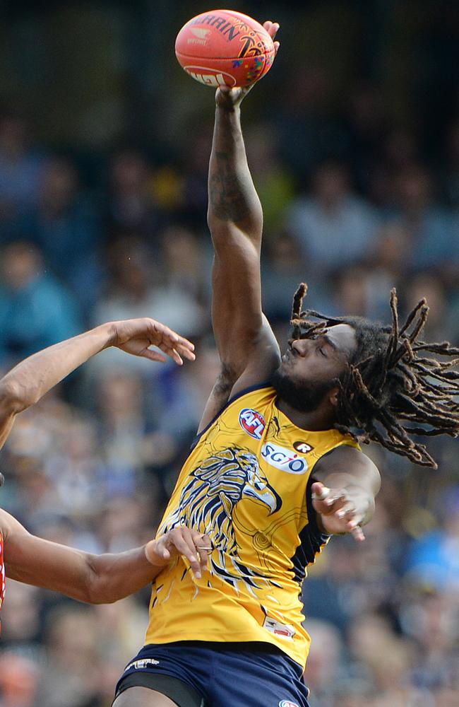 Nic Naitanui is back for the Eagles. Picture: Daniel Wilkins