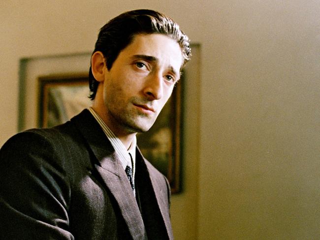 Actor Adrien Brody in the 2002 film The Pianist. movies scene