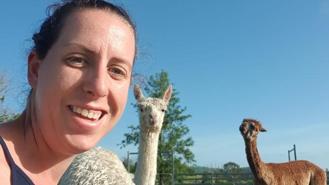 Alpaca farmer Jessica Townsley, 38, was killed in the horror crash. Picture: Supplied/Facebook