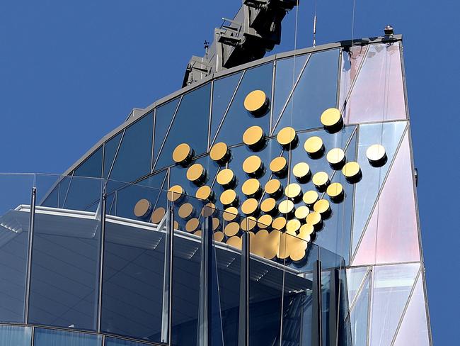 SYDNEY, AUSTRALIA - NewsWire photos SEPTEMBER 3, 2021: A man in a basket at Crown Sydney Casino at Barangaroo during COVID-19 Lockdown in Sydney. Picture: NCA NewsWire / Dylan Coker