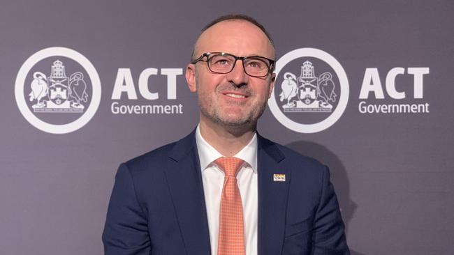 ACT Chief Minister and Treasurer Andrew Barr.