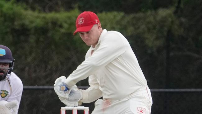 Springvale South batter Jordan Wyatt. Picture: Valeriu Campan