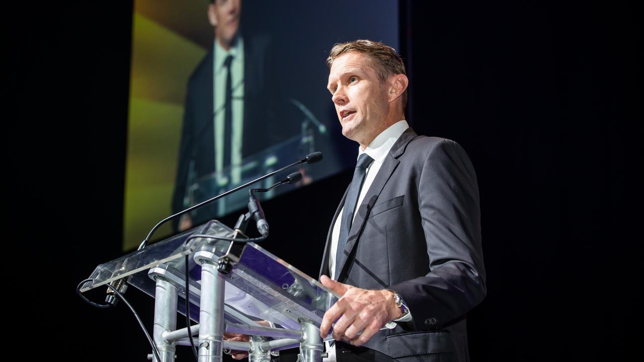 North Queensland Cowboys general manager of football Micheal Luck at the 2023 North QLD Cowboys Awards night. 20/09/2023. Photo: Michael Chambers.