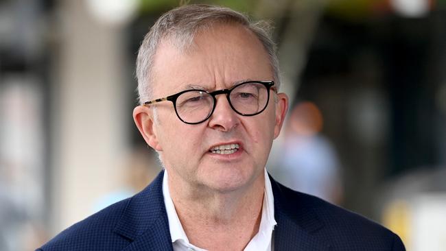 Anthony Albanese will face detailed costings of Labor’s pandemic pledges on Wednesday. Picture: Jeremy Piper