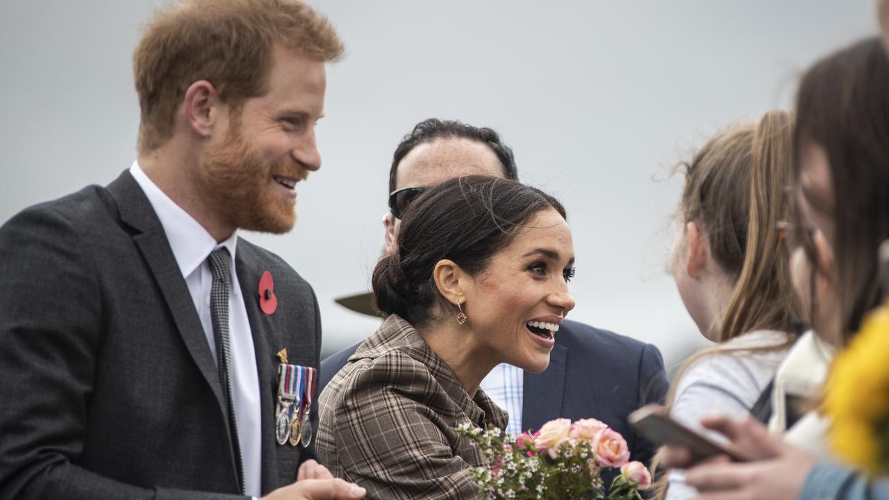 Harry and Meghan’s huge popularity didn’t detract from the fact Harry was a ‘spare’ heir. Picture: Rosa Woods/AAP