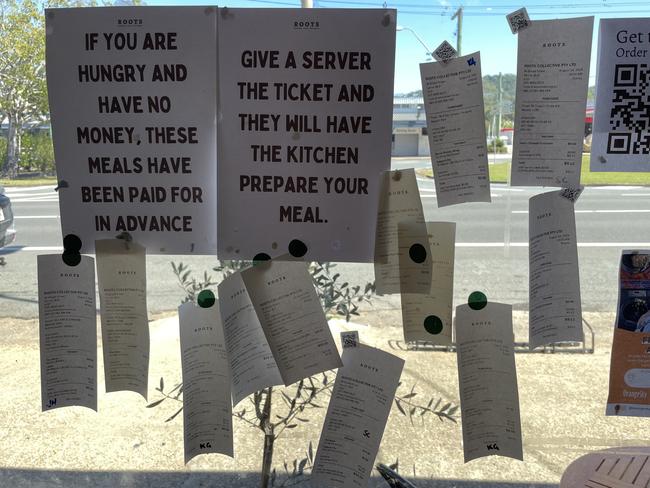 Inspired by Mackay organisations like Chances, Roots lets customers buy meal tickets for vulnerable community members. Photo: Fergus Gregg