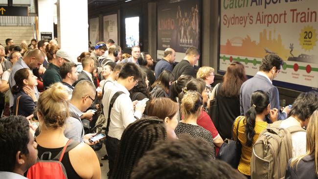 Sydneysiders can expect more train chaos. Picture: Christian Gilles