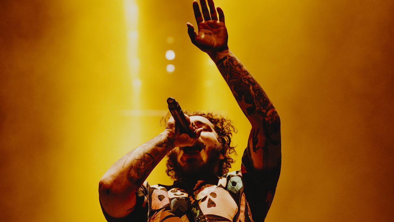 In pictures Post Malone’s Australian tour Herald Sun