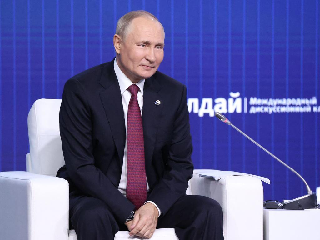Russian President Vladimir Putin. Picture: Sergei Guneyev/Sputnik/AFP