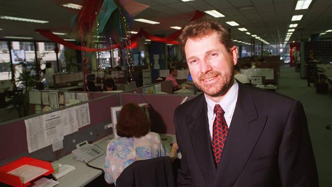 Peter Langkamp when he was the Flybuys general manager, in 1994.