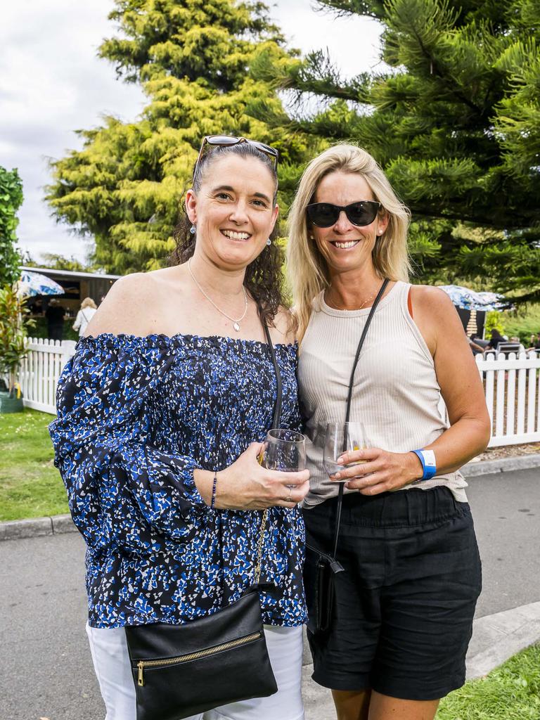 Melissa Oddie and Gillian Rogers. TAS Wine Festival. Picture: Caroline Tan