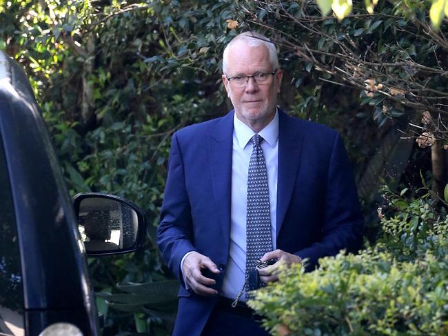 Justin Milne leaves  a Rozelle address .pic John Grainger