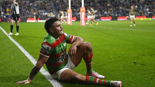 Latrell Mitchell has been a huge loss for Souths, with the fullback set to be out for at least another few weeks. Picture: NRL Photos