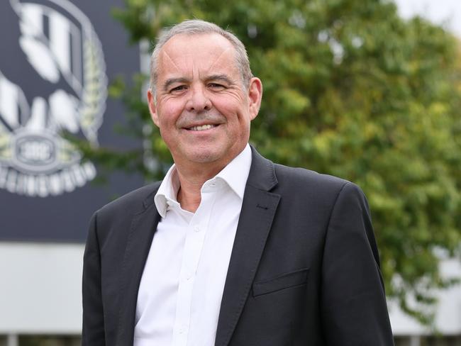 Mark Korda Collingwood AFL president.