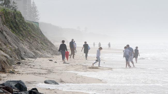 More scarping at Narrowneck after the large swells. Pic Mike Batterham