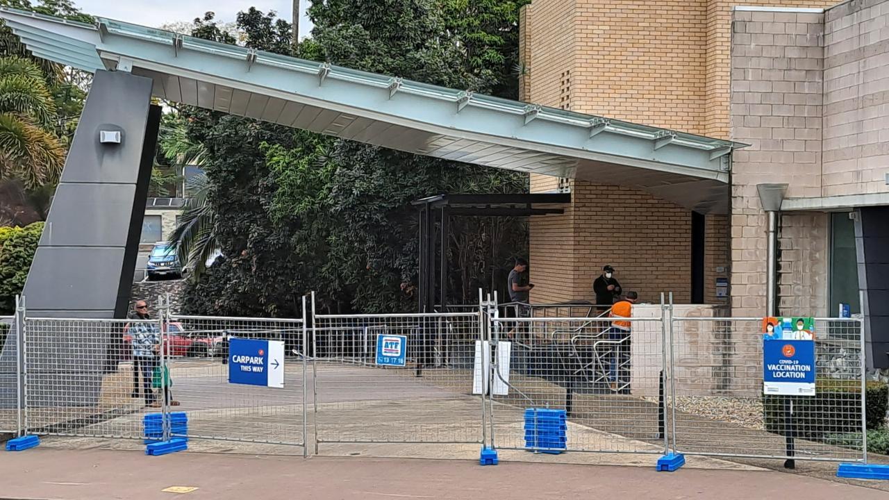 Queues at the Gympie Covid vaccination hub were short Monday as residents were urged to roll up their sleeves and help boost a dragging vaccination rate in the region.