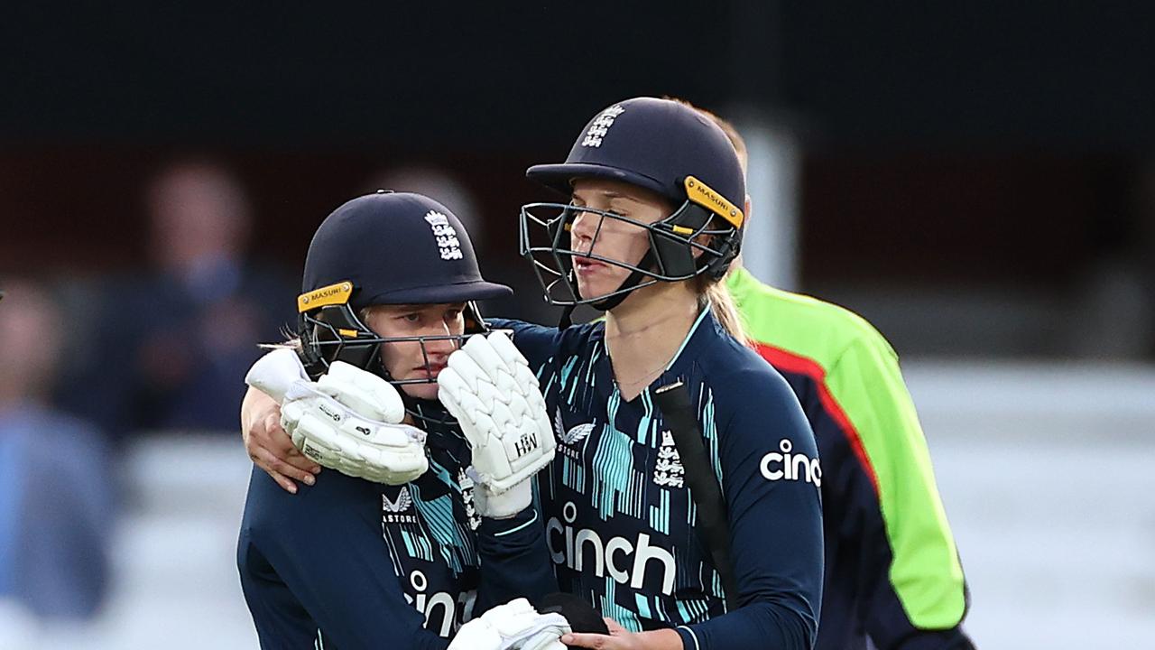 Dean was in tears after the dismissal. Photo by Ryan Pierse/Getty Images