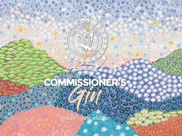 Taxpayers paid thousands of dollars to create special labels for the Commissioner’s Gin. Picture: Supplied