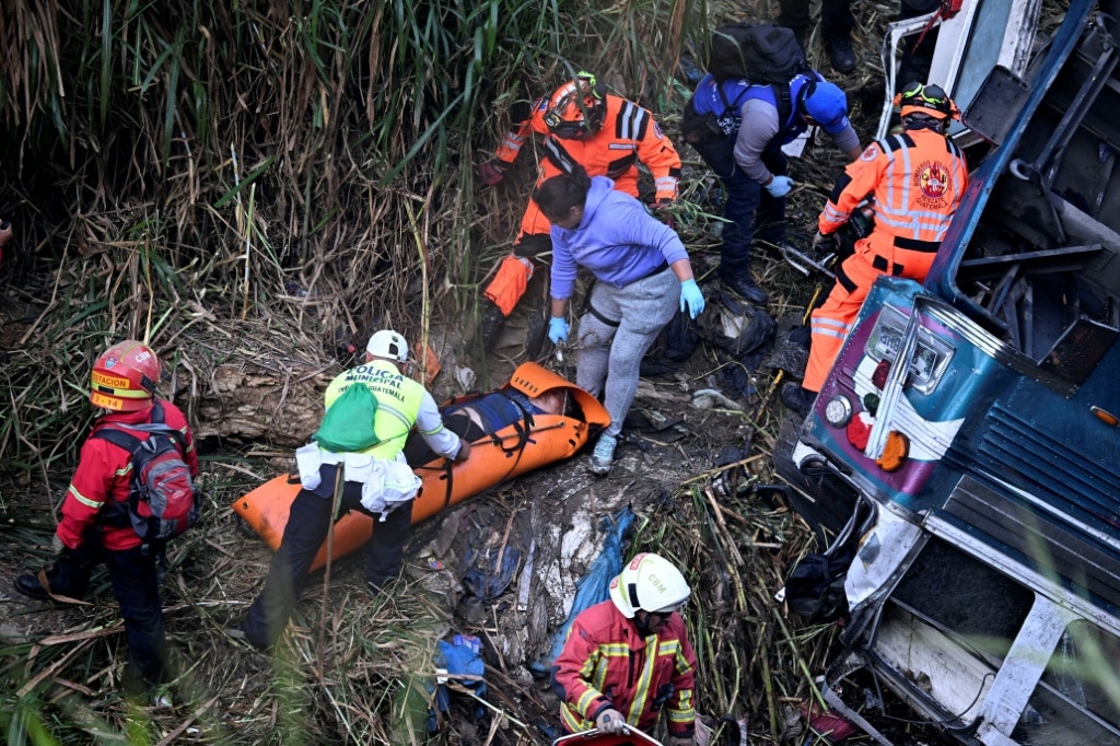 Rescuers were seen recovering bodies from the murky waters, which were contaminated with sewage and filled with trash