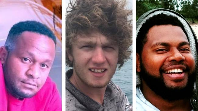 Kekly Tari and Dexter Bong from Vanuatu and Danny Sheather remain lost at sea.