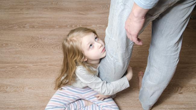 Has your child suddenly become more clingy? Behavioural changes are worth taking note of. Picture: iStock