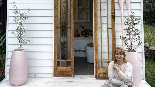 Lesa Lambert's hobby hut is the perfect place to relax during lockdown.