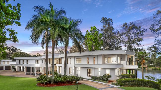 The mansion under contract at Fig Tree Pocket, southwest of Brisbane