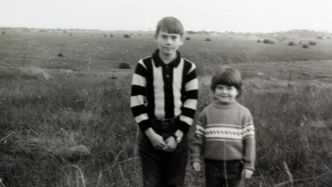 Eddie McGuire with sister Brigette.