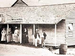 PUBLIC HOUSE: The Royal Hotel, on the corner of Mary and Monkland Sts in the 1880's. Picture: Contributed