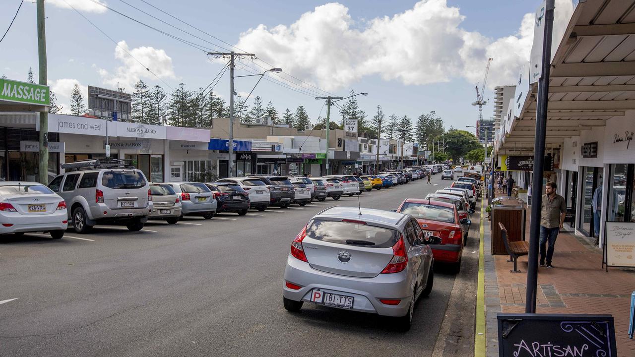 James Street, Burleigh Heads, new hot spot for tourists and crime. Picture: Jerad Williams.