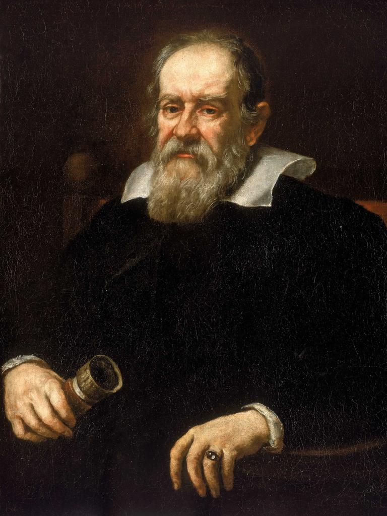 Painting of Italian astronomer Galileo Galilei by Justus Sustermans in 1636 from the National Maritime Museum, Greenwich, London.