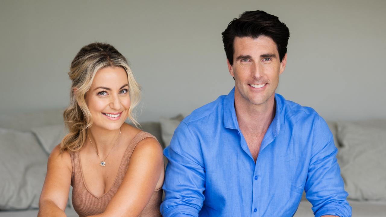 Mina O’Neill pictured with husband and business partner Scott O’Neill from Rethink Investing. Picture: Supplied