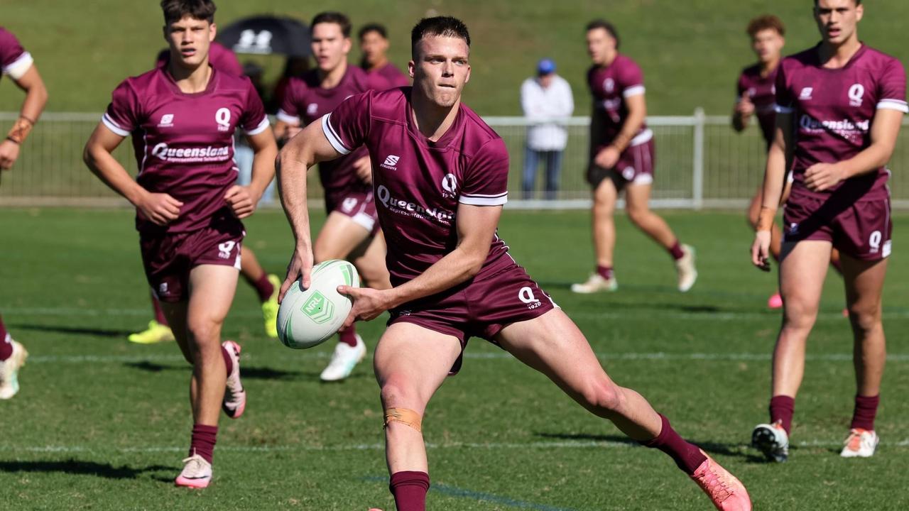 Zac Herdegen playing for the Queensland schoolboys. Picture credit: Nashys Pix.