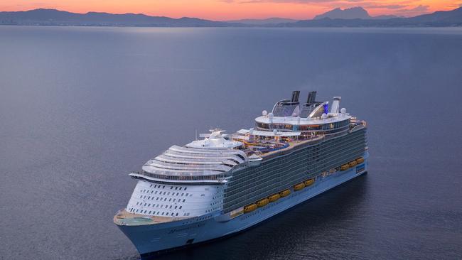 The luxury liner Harmony of the Seas. Picture: Royal Caribbean International