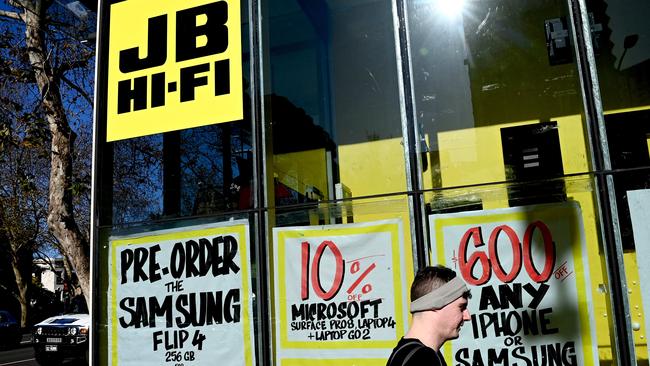 JB Hi-Fi has previously been called out for its board’s gender diversity. Picture: Jeremy Piper/NCA NewsWire
