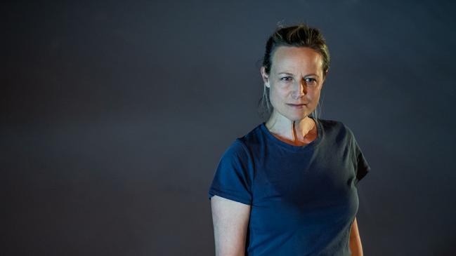 Marta Dusseldorp co-stars in the threehander The Bleeding Tree now playing at Hobart's Theatre Royal. Picture: AMY BROWN