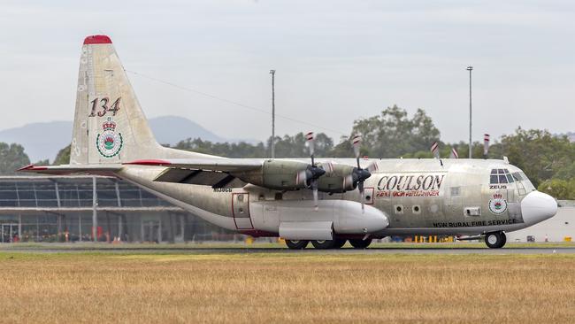 The Coulson C-130 Hercules nicknamed Zeus which crashed while battling bushfires in NSW.