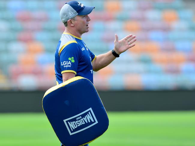 Coach Paul Green during training. Picture: Evan Morgan