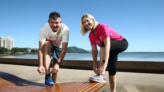 Jason Mombelli and Cyndy Mombelli will both participate in the Mother's Day Classic on Sunday, May 12. The fun run will raise money for breast cancer research. PICTURE: BRENDAN RADKE