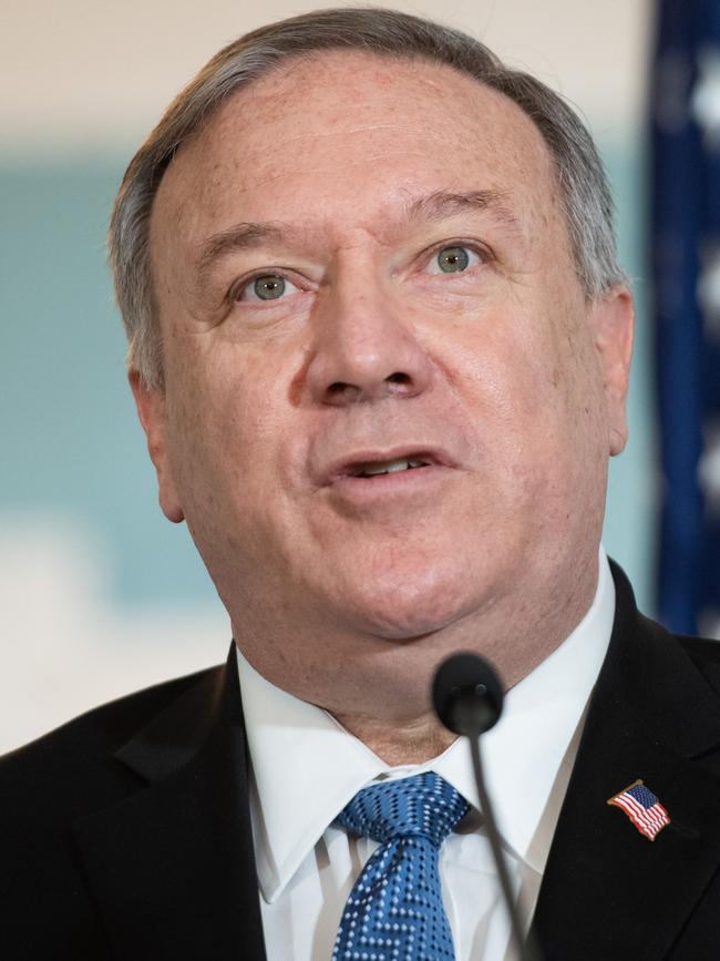 Mike Pompeo. Picture: AFP