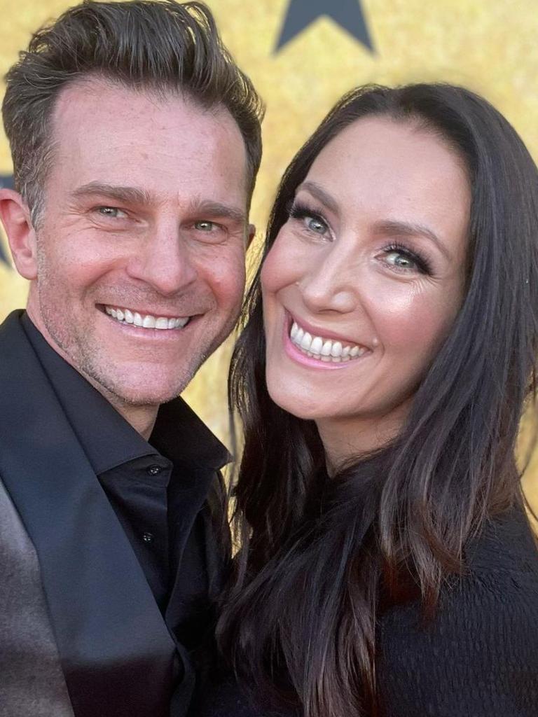 ‘I’m a creature of habit!’ David Campbell and his wife, Lisa. Picture: Instagram