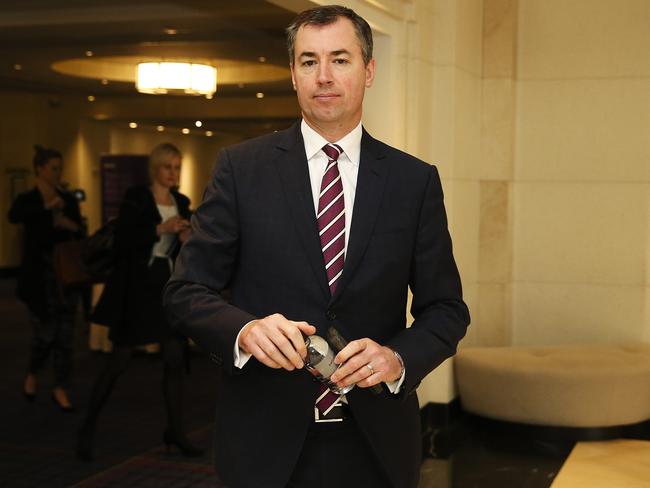 Justice Minister Michael Keenan launched the attack on Anne Aly that has started a discussion about national security. Picture: Justin Lloyd
