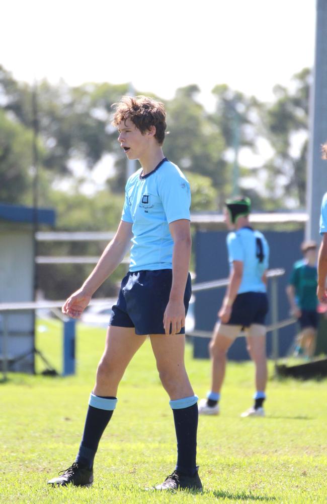 Ballymore Cup rugby action at the Albany Creek Brumbies Junior Rugby Union Club on Friday, April 12, 2024.