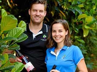 PEOPLE'S CHOICE: Ohana Cider and Winery co-founders Josh Phillips and Zoe Young will announce the flavour of their new "people's cider” at a launch party on Saturday. Picture: PAUL BEUTEL