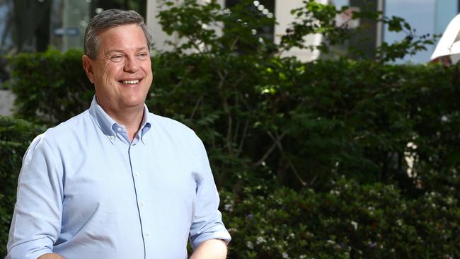 LNP leader Tim Nicholls at Southport — he has pledged $8 million to solve the jail crisis. Picture Glenn Hampson